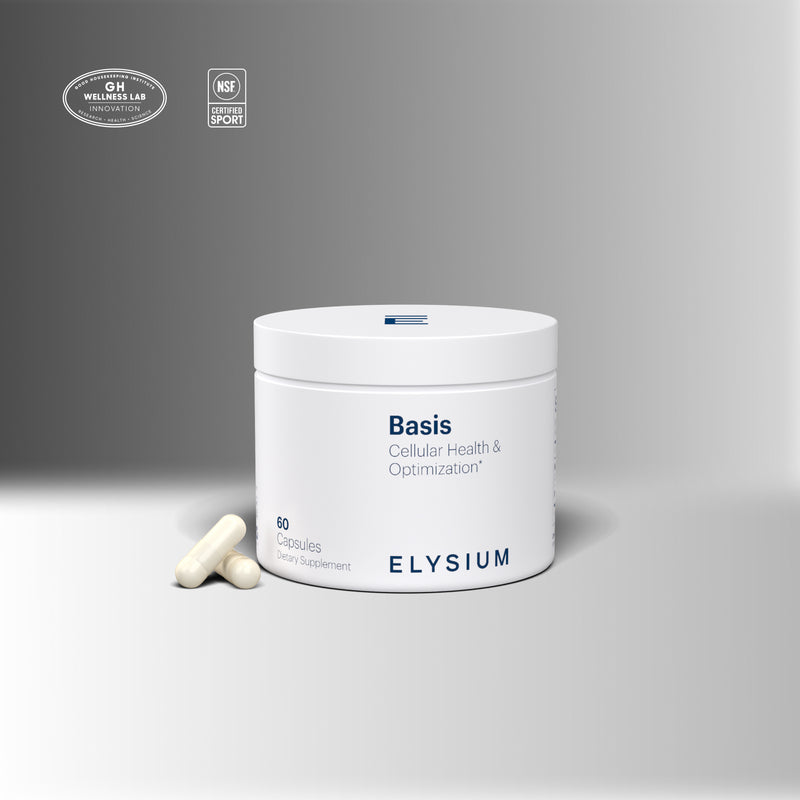 Basis jar. Basis. Cellular Health & Optimization