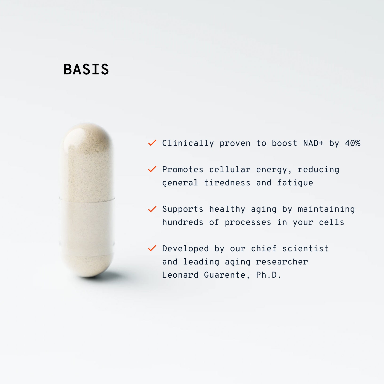 Basis – NAD+ Cellular Aging Supplement | Elysium Health