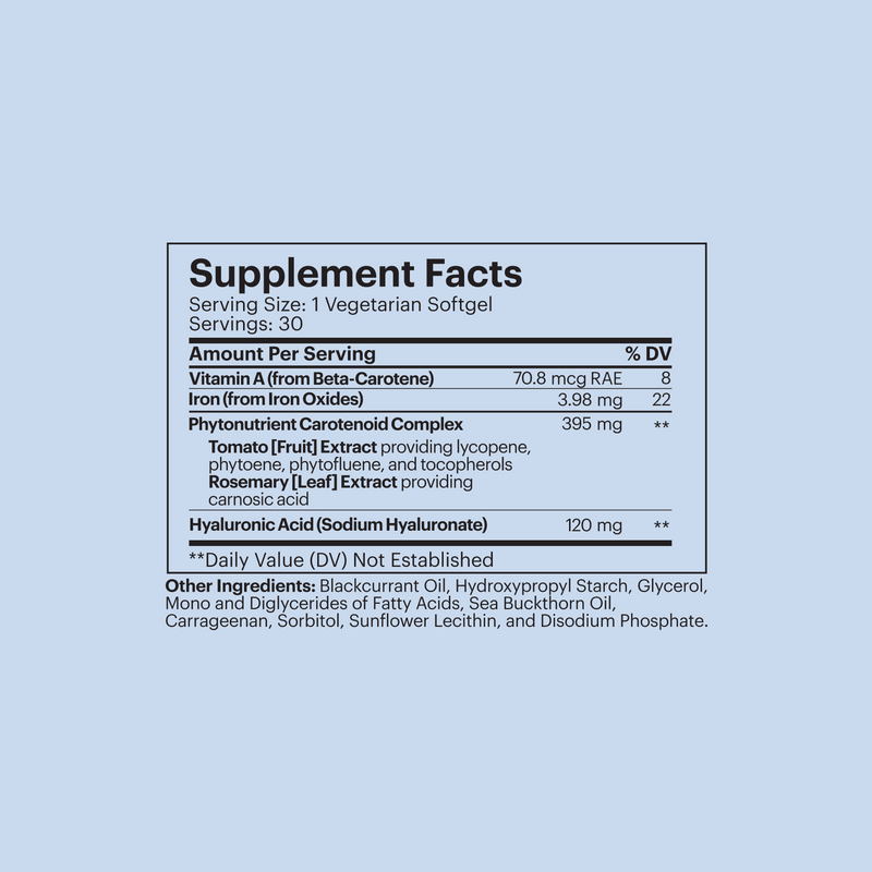 Mosaic Supplement Facts